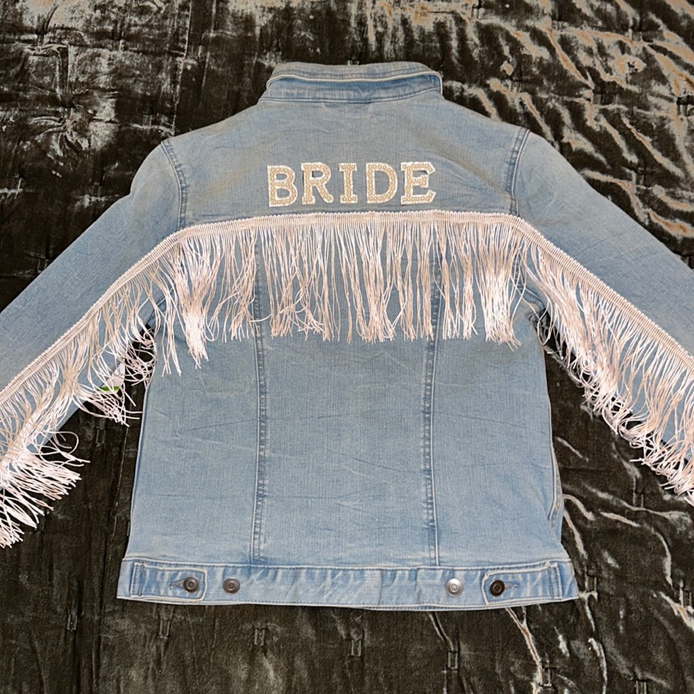 NWT Bride denim jacket WITH TAGA NEVER WORN